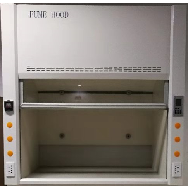 Fume hood upper cabinet with thick belt and LED light PP glass door frame with access windows